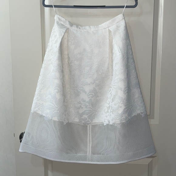 BNWT Beautiful White ‘Rodeo Show’ Skirt AUS Size 10 RRP $249.95 Australian Brand - Picture 1 of 8